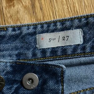 Pilco & Letterpress Anthropologie 27 Stylish Blue Cropped Jeans